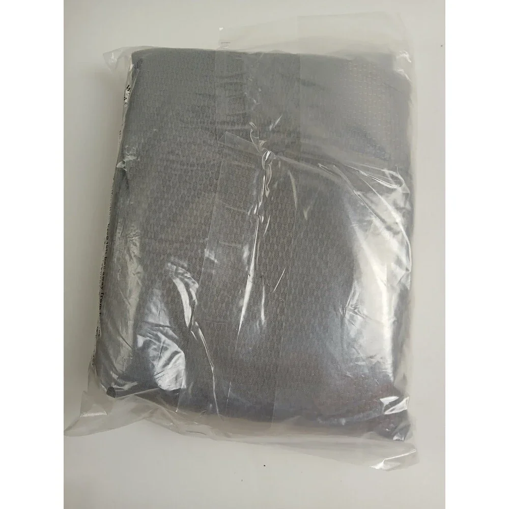 Lichtenberg Clean Window 'Gray' Semi-Sheer Grommet Curtain 50x96 #CT21